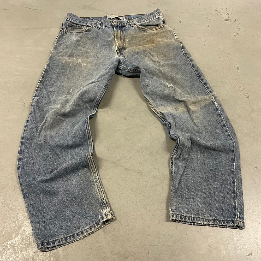 y2k thrashed baggy Levi’s 560 jeans 34x30